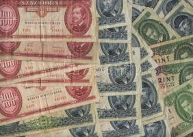 1960-1995. 44 db bankjegy 10Ft (5x), 20Ft (34x), 100Ft (5x) klf évszámokkal T:II/III,III
