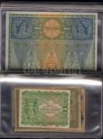 Vegyes bankjegy tétel, régi és új, főleg magyar + Német Birodalom + Japán megszállás T:II,III berakó...