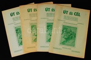 1969-1970 Az Út és cél c hungarista lap 5 száma
