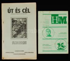 1973-1976 Az Út és cél c hungarista lap 6 száma