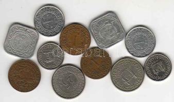 Suriname 11 db fémpénz