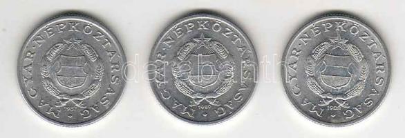 1987,88,89. 1Ft klf db Tévveret: a csillag sugarai nem érintik a búzakalász szélét! T:2