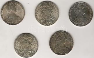 Ausztria 1780SF "Maria Theresia" Thaler Ag utánveret (5x) T:1/2