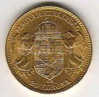 1914. 20K Au 6,775g "Boszniai címer" T:1/2