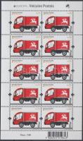 Europa CEPT Postal Vehicles mini sheet, Europa CEPT Postai járművek kisív