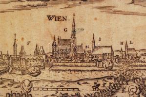 1665 Conterfactur, wie die Hauptstadt Wien in Österreich vom Turcken ist belegert gewest, anno 1529....