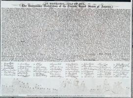 1841 In congress, July 4th 1776, the Unanimous Declaration of the Thirteen States of America. A függ...