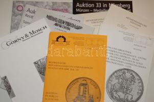 10 db nyugat-európai árverési katalógus az 1998-2004-es évekből