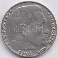 Német 3. Birodalom 1937D 2M Ag "Hindenburg" T:2,2-
German Third Reich 1937D 2 Marks Ag &qu...
