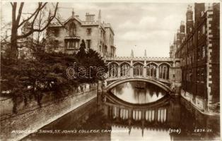 Cambridge, Bridge of sighs, St. John&#039;s college (EK)