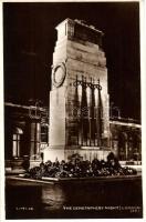 London, Cenotaph at night