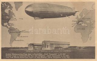 5 db MODERN használatlan reprint motívumlap; Zeppelin léghajó / 5 modern unused reprint motive cards; Zeppelin airship