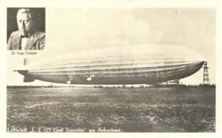 5 db MODERN használatlan reprint motívumlap; Zeppelin léghajó / 5 modern unused reprint motive cards...