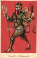 Krampus, litho (EB)