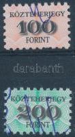 1997 Közteherjegy 100Ft, 200Ft