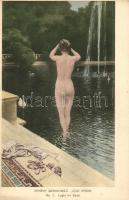 Quo Vadis / Erotic nude art postcard s: Henryk Sienkiewicz (EK)