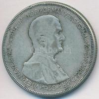 1930. 5P Ag "Horthy jobbra" T:3
Adamo P8