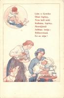 Amerikai Vöröskereszt Anya- és Csecsemővédő akciója Magyarországon / The American Red Cross propaganda in Hungary, Mother and child protective action s: Szilágyi M. (EK)