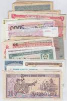 29db vegyes külföldi bankjegy T:vegyes (sok I)
29pcs of mixed banknotes C:mixed (lots of UNC)