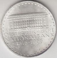 Ausztria 1966. 50Sch Ag "150 éves az Osztrák Nemzeti Bank" T:2 apró ph. Austria 1966. 50 Schilling Ag "150th Anniversary of the National Bank" C:XF small edge error Krause KM#2900