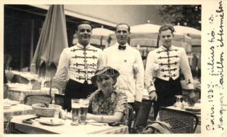 1937 Paris, restaurant of Hungarian pavilion, photo (EK)