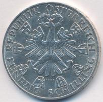 Ausztria 1959. 50Sch Ag "Tiroli szabadság" T:2,2- Austria 1959. 50 Schilling Ag "Liberation of Tyrol" C:XF,VF Krause KM#2888