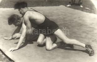 Wrestlers, photo