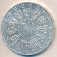 Ausztria 1964. 50Sch Ag "IX. Téli Olimpia Innsbruck" T:2- Austria 1964. 50 Schilling Ag "Winter Olympics" C:VF Krause KM#2896