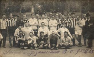 1923 Szebeni kerület bajnokságának első helyezettje, labdarúgó csapat / football team photo (EK)