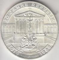Ausztria 1968. 50Sch Ag "50 éves a Köztársaság" T:2
Austria 1968. 50 Schilling Ag "50...