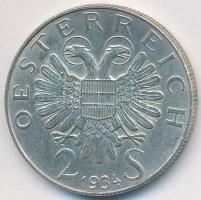 Ausztria 1934. 2Sch Ag "Dollfuss" T:2
Austria 1934. 2 Schilling Ag "Dollfuss" C:...