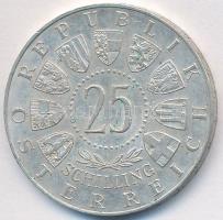 Ausztria 1961. 25Sch Ag "40 éves Burgenland" T:2 Austria 1961. 25 Schilling Ag "40th Anniversary Burgenland" C:XF  Krause KM#2891