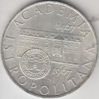 Csehszlovákia 1967. 10K Ag "500 éves a Pozsonyi Egyetem" T:2 Czechoslovakia 1967. 10 Korun Ag "500th Anniversary - Bratislava University" C:XF
