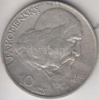 Csehszlovákia 1957. 10K Ag "J.A. Komensky" T:2 Czechoslovakia 1957. 10 Korun Ag "J.A. Komensky" C:XF Krause KM#48