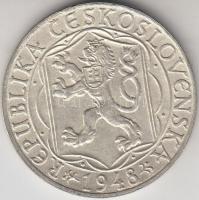 Csehszlovákia 1948. 100K Ag "Károly Egyetem" T:2
Czechoslovakia 1948. 100 Korun Ag "C...