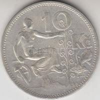 Csehszlovákia 1932. 10K Ag T:2- Czechoslovakia 1932. 10 Korun Ag C:VF Krause KM# 15