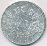 Ausztria 1958. 25Sch Ag "Carl Auer von Welsbach" T:2 Austria 1958. 25 Schilling Ag "Carl Auer von Welsbach" C:XF Krause KM#2884