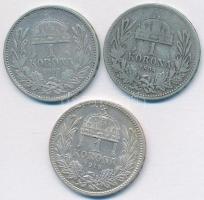 1893,1894,1915. 1K Ag (3x) T:2-,3