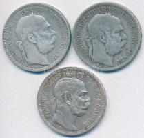 1893,1894,1915. 1K Ag (3x) T:2-,3