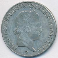 1846B 20Kr Ag "V. Ferdinánd" T:2-,3