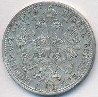Ausztria 1879. 1Fl Ag "Ferenc József" T:2- Austria 1879. 1 Florin Ag "Franz Joseph" C:VF