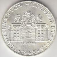 Ausztria 1968. 25Sch Ag "Lukas von Hildebrandt" T:2
Austria 1968. 25 Schilling Ag "Lu...