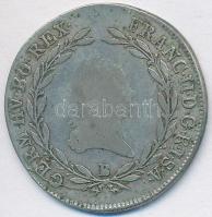 1804B 20Kr Ag "I. Ferenc" T:2-,3
Huszár: 1964., Unger III.:1375.a