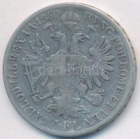 Ausztria/olasz verdejel 1860V 1Fl Ag T:3
Austria/Italian mint mark 1860V 1 Florin Ag C:F