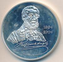 1994. 500Ft Ag "Kossuth Lajos" eredeti "MNB" dísztokban, tanúsítvánnyal T:PP ujj...