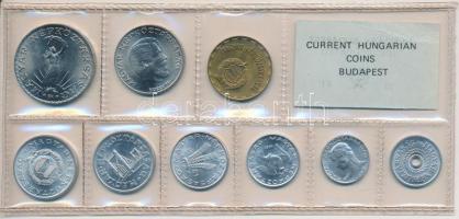 1981. 2f-10Ft 9db klf érmés forgalmi sor fóliatokban T:1