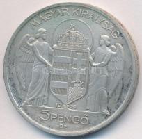 1939. 5P Ag "Horthy balra" T:2,2- ph. Adamo P8.2