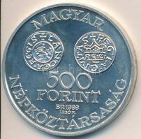 1988. 500Ft Ag "Szent István" T:BU