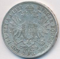 Ausztria 1882. 1Fl Ag "Ferenc József" T:2-  Austria 1882. 1 Florin Ag "Franz Joseph" C:VF