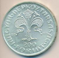 1978. 200Ft Ag "Első magyar aranyforint" T:BU Adamo EM56